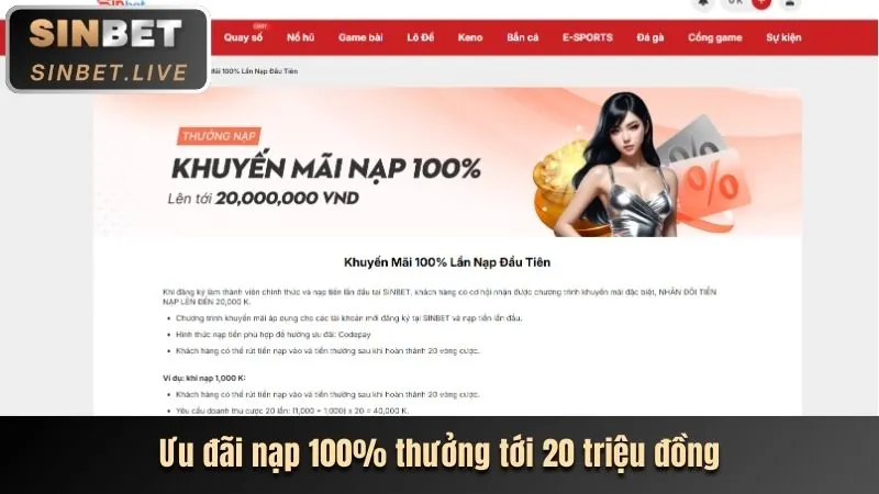 Thưởng nạp lại hàng ngày tại 88lcb
